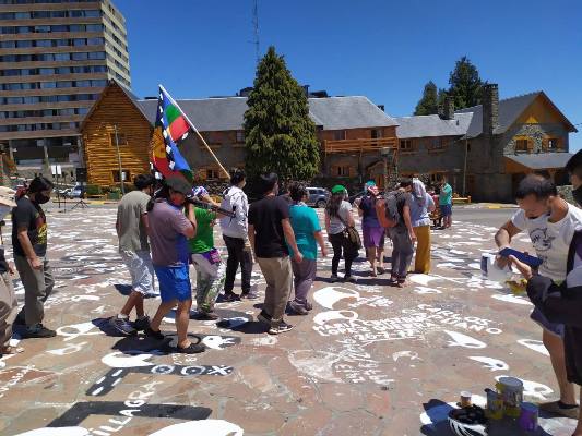Nación Mapuche. El espacio público es Memoria, Verdad, Justicia