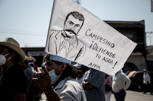 México. Reiteran campesinos su rechazo al Proyecto Integral Morelos  en el 102 aniversario del asesinato de Zapata