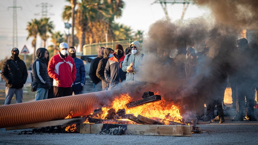 Imágenes de la novena jornada de huelga del metal en Cádiz