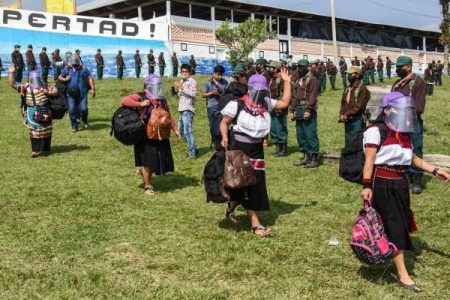 México. Una delegación del EZLN parte rumbo a Europa (en imágenes)