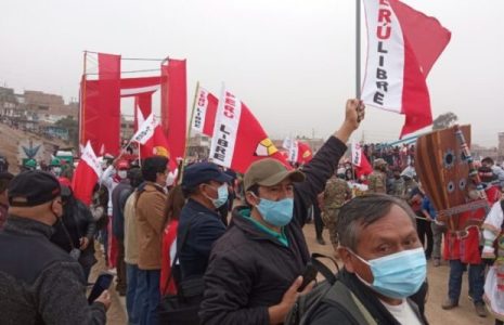 Perú. La campaña de Pedro Castillo llegó a Lima