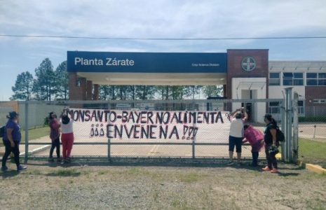 Argentina. Escrache de campesinas y productoras rurales a Bayer–Monsanto: “Somos las que más sufrimos el paquete de agrotóxicos que mata y envenena”