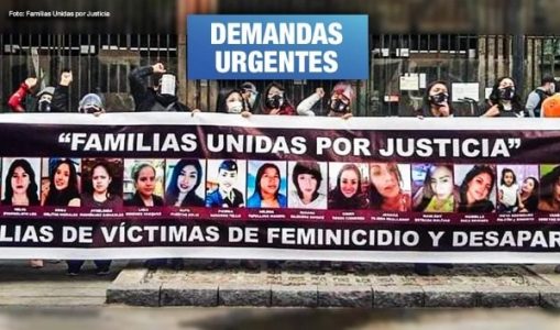 Perú. Lima: Madres organizadas exigen justicia para sus hijas desaparecidas y víctimas de feminicidio