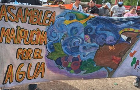 Argentina. Vuelven a las calles para defender la ley 7722 en Uspallata (fotos)