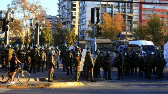 Chile. Detienen a 62 personas en la manifestación del viernes