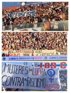 Chile. Hinchadas de fútbol contra la ultraderecha: «¡no pasarán!»