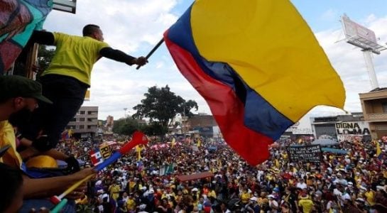 Colombia. Ciudadanos del mundo expresan solidaridad con la lucha del