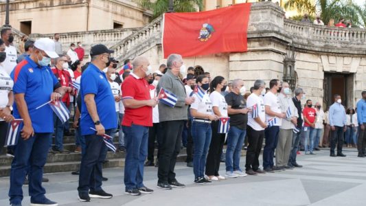 Cuba. Presidente Díaz-Canel lideró homenaje a los ocho estudiantes de