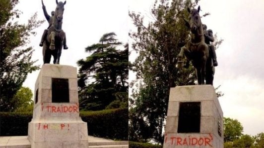 Venezuela. Rechaza agresión contra estatua de Bolívar en Madrid